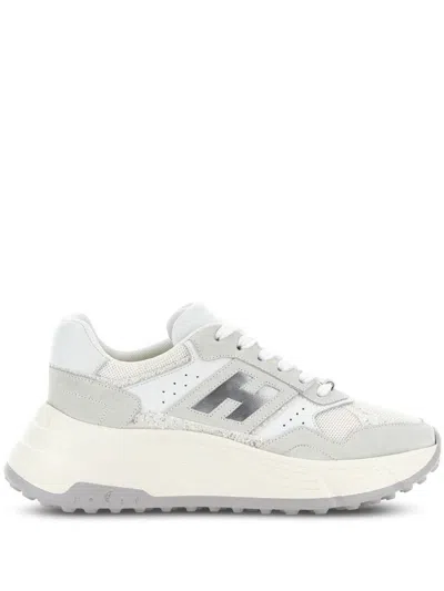 Hogan Hi-fi Leather Sneakers In White