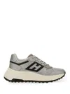 Hogan Side Logo Patch Platform Sneakers In Grey