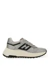 Hogan Side Logo Patch Platform Sneakers In Grey