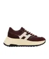 Hogan High-fidelity Sneakers With Contrast Sole In Multi
