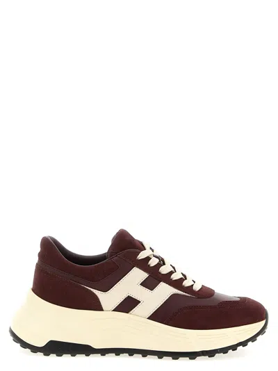 Hogan Hi-fi Sneakers In Brown