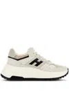 Hogan H669 Lace-up Leather Shoes In Nude & Neutrals