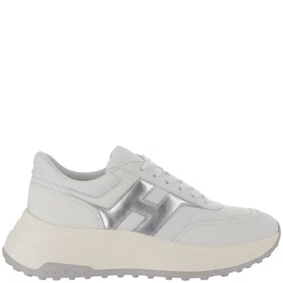 Hogan Hi-fi Sneakers In White
