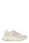 Hogan Hi-fi Trainers With Side H In Grey/pink