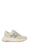 Hogan Chunky Sole Sneakers With Textured Outsole In White