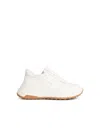 Hogan Hi Fi Leather Sneakers Rubber Sole In White