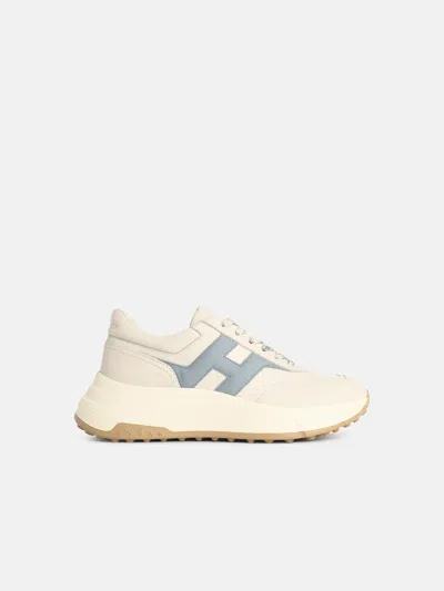 Hogan ' Hi-fi' Ivory Leather Sneakers