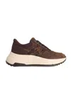 Hogan Sneakers Interactive In Brown