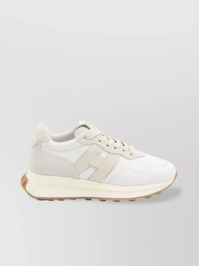 HOGAN HIGH-TOP SNEAKERS SUEDE INSERTS