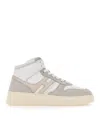 Hogan High-top Sneakers With Smooth In Animal Print