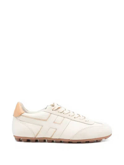Hogan H-logo Sneakers In Neutral