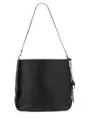 Hogan Small Leather Cross-body Bag In Black