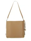 Hogan Strap Adjust Hobo Metal Rectangular Bag In Brown