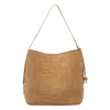 Hogan Suede Hobo Tote Adjustable Shoulder Strap In Brown