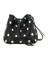 Hogan Stud-embellished Bucket Bag In Black