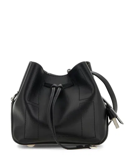 Hogan Small Hocket Bucket Bag In Black