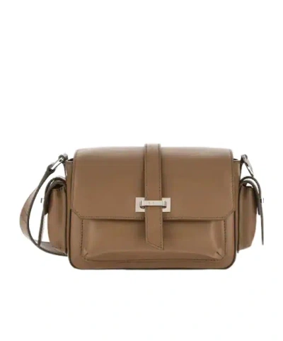 Hogan Flap Bag Small In Sand