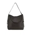 Hogan Hocket Hobo Bag Medium In Brown