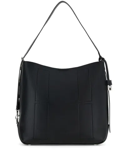 HOGAN HOGAN HOCKET MEDIUM LEATHER HOBO BAG