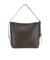 Hogan Hocket Medium Shoulder Bag In Brown