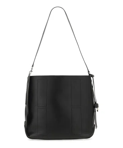 Hogan Hocket Medium Tote Bag In Black