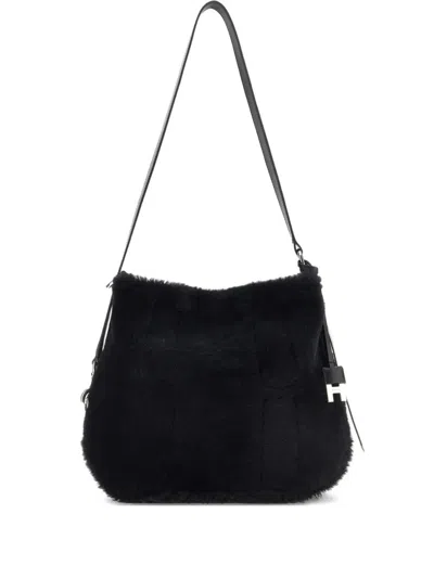 Hogan Hocket Shoulder Bag In Black