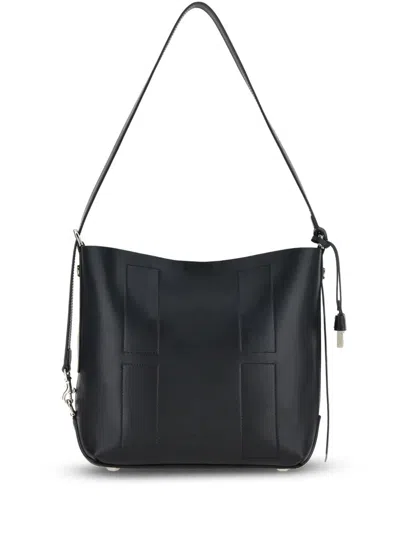 Hogan Hocket Small Leather Hobo Bag