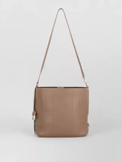 Hogan Hocket Small Leather Hobo Tote Bag