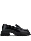 Hogan Polished Leather Loafers