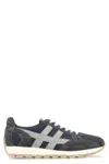 Hogan Low-top Sneakers Round Toeline In Blue