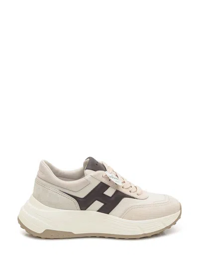 Hogan Beige Sneakers In Multi