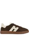 Hogan Rubber Sole Suede Finish Sneakers