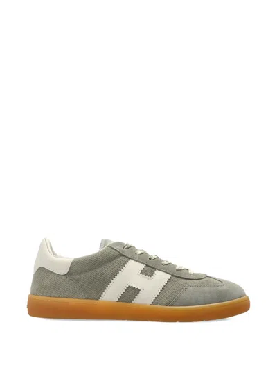 Hogan Cool Leather Sneakers In Black