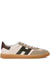 Hogan Leather And Suede Sneakers With Memory Foam Insole