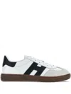 Hogan Sneakers With Contrast Panel And Round Toe In Multi
