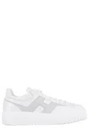 Hogan H-stripes Allacciato H Spezzata Sneakers In White