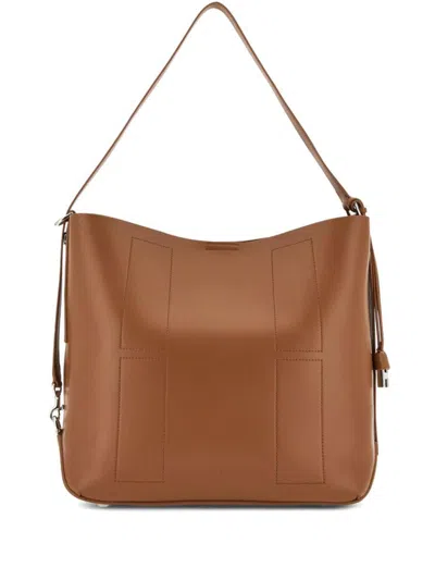Hogan Hocket Medium Leather Hobo Bag