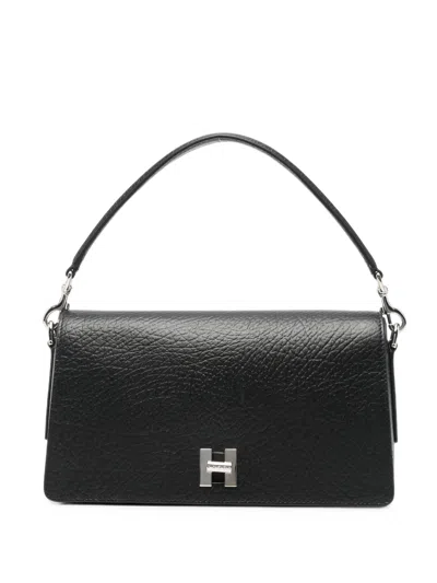 Hogan H-turn Flap Bag In Animal Print