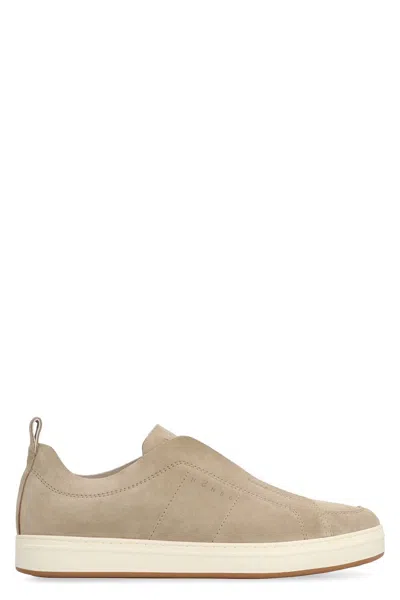 Hogan H-tv Slip-on Sneakers In Brown