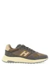 Hogan Perforated Lightweight Sneakers Rubber Sole In Gray