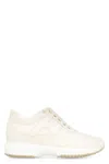 Hogan Interactive Woman Sneakers Light Grey Size 8 Leather In White