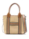 Hogan Woven Texture Tote Bag With Removable Strap
