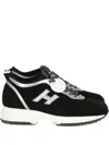 Hogan Holographic Logo-effect Sneakers In Black