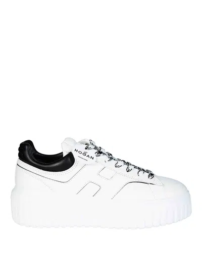Hogan H-stripes Allacciato H Lissata In White