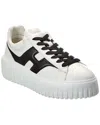 Hogan Smooth Leather H Stripes Platforms. In Multi