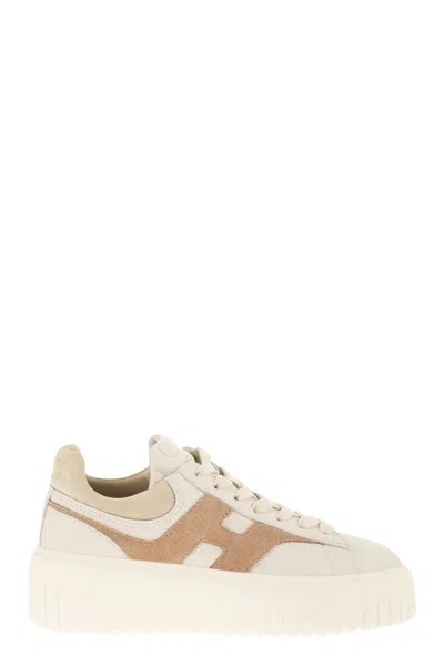 Hogan Hstripes Sneaker In Animal Print