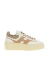 Hogan Platform Polyamide Sneaker In White