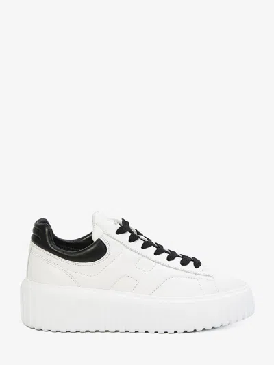 Hogan Hstripes Sneakers In White