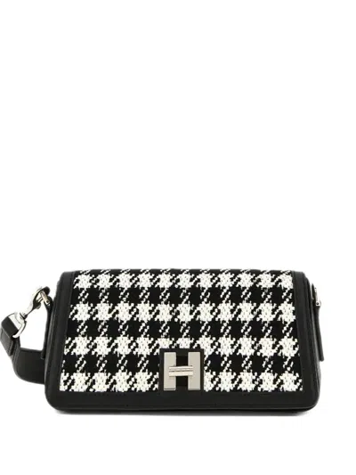 Hogan H-turn Flap Bag Mini In Black