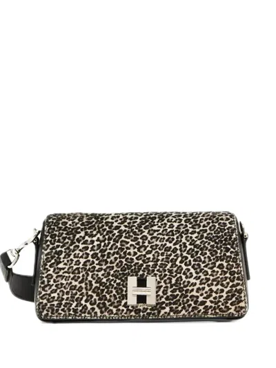 Hogan H-turn Flap Bag Mini In Black
